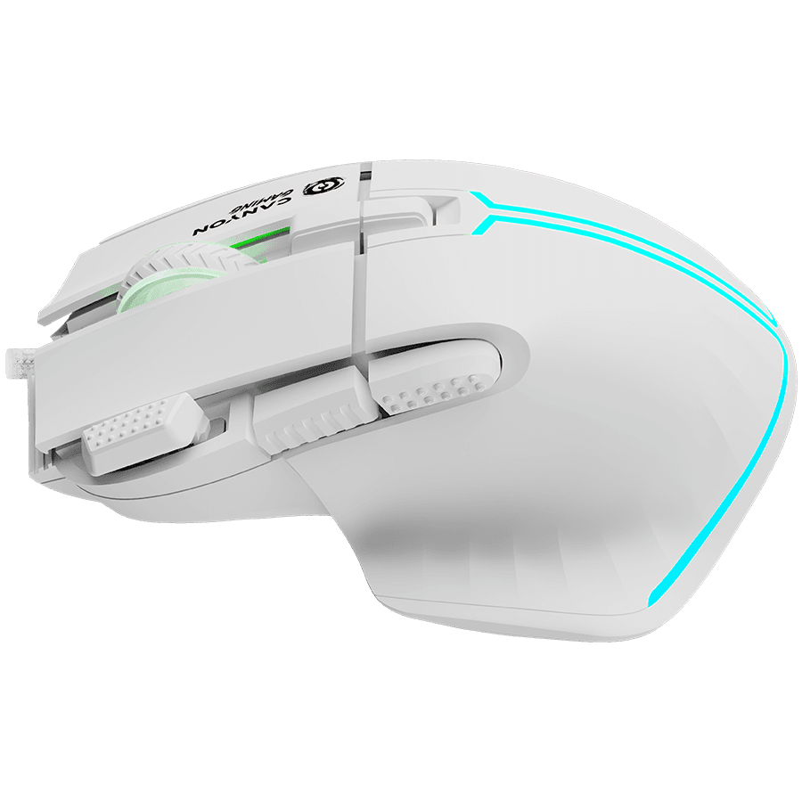 CANYON mouse Fortnax GM-636 RGB 9buttons Wired White 5
