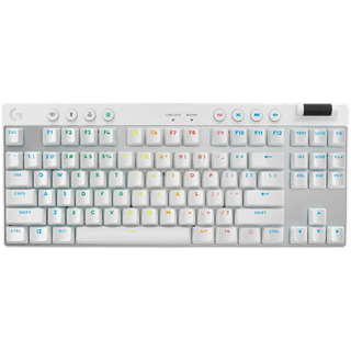Logitech G PRO X TKL LIGHTSPEED Gaming Keyboard - WHITE - US INT'L - 2.4GHZ/BT - EMEA28-935 - TACTILE