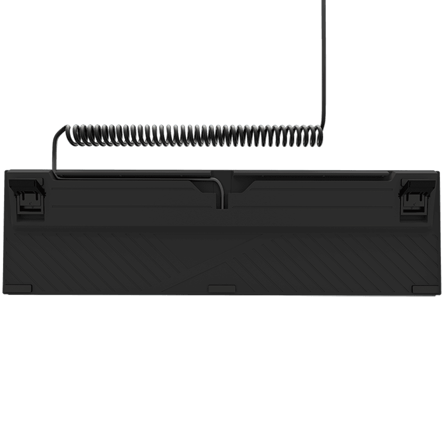 LORGAR Azar 514, Wired mechanical gaming keyboard, RGB backlight, 1680000 colour variations, 18 modes, keys number: 104, 50M clicks, linear dream switches, spring cable up to 3.4m, ABS plastic+metal, magnetic cover, 450*136*39mm, 1.17kg, black, EN layout 7