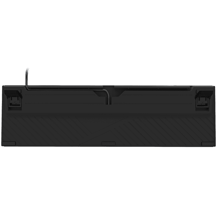 LORGAR Azar 514, Wired mechanical gaming keyboard, RGB backlight, 1680000 colour variations, 18 modes, keys number: 104, 50M clicks, linear dream switches, spring cable up to 3.4m, ABS plastic+metal, magnetic cover, 450*136*39mm, 1.17kg, white, EN+RU layout 5