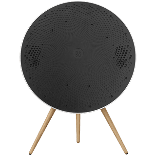 Bang & Olufsen Beosound A9 5th Gen Speaker Natural Alu (Back Grey Mist/Cover Kvadrat Light Grey/Legs Oak)
