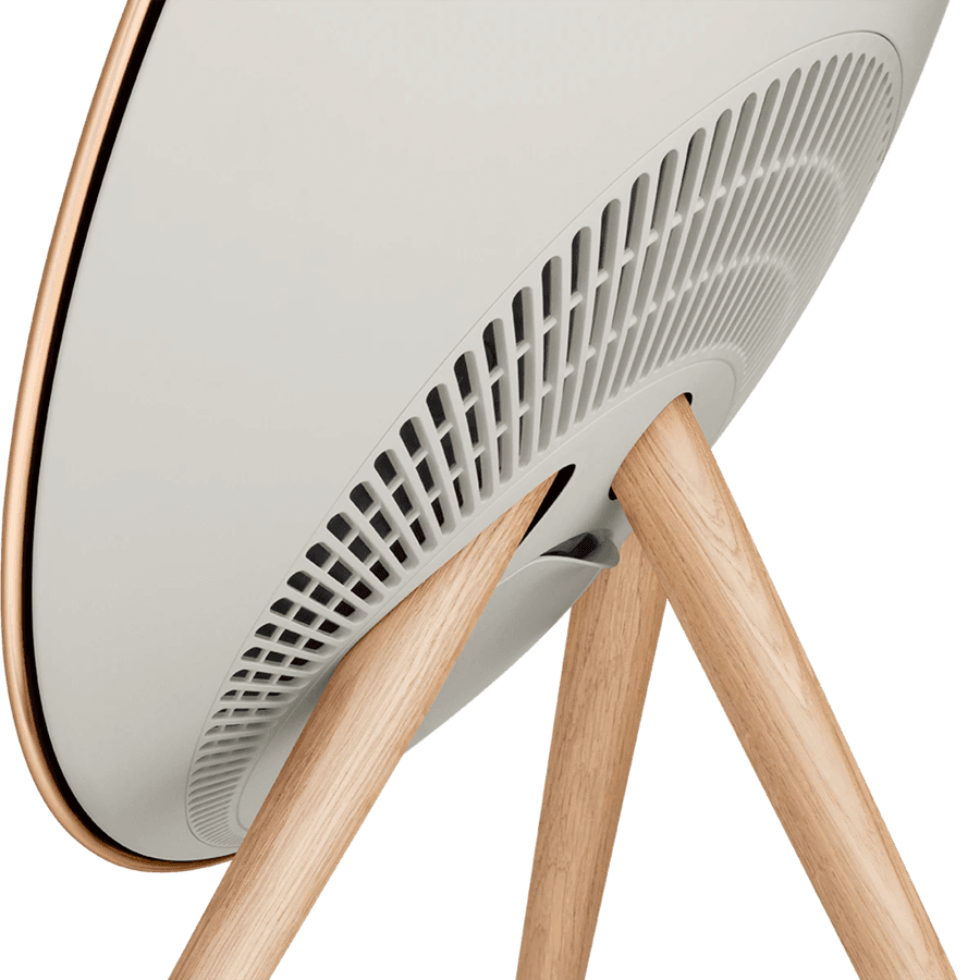 Beosound A9 5th Gen Speaker Gold Tone (Back Sand/Cover Golden/Legs White Oak) 4