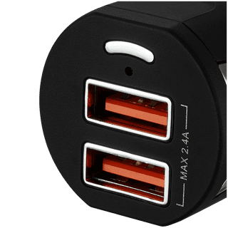 CANYON car charger C-04 2.4A/2USB-A Black