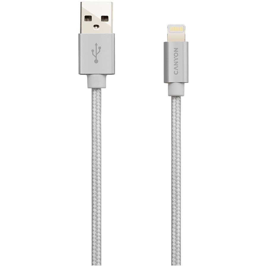 CANYON cable MFI-3 Lightning 12W 1m White