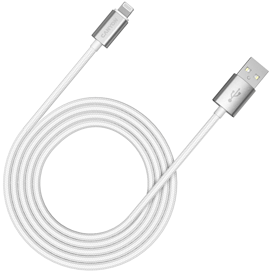 CANYON cable MFI-3 Lightning 12W 1m White 4