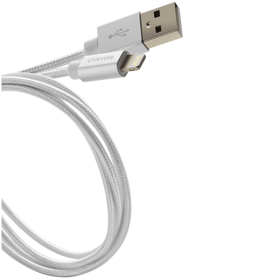 CANYON cable MFI-3 Lightning 12W 1m White 5