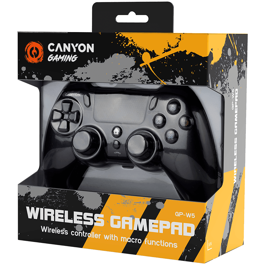 CANYON gamepad GP-W5 PS4 Wireless Black 4