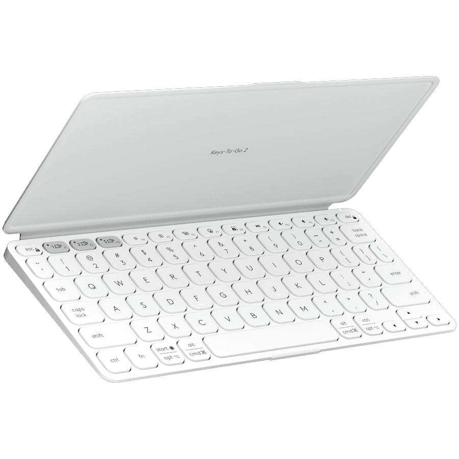 LOGITECH Keys-To-Go 2 - PALE GREY - US INT'L - BT - INTNL-948 - UNIVERSAL