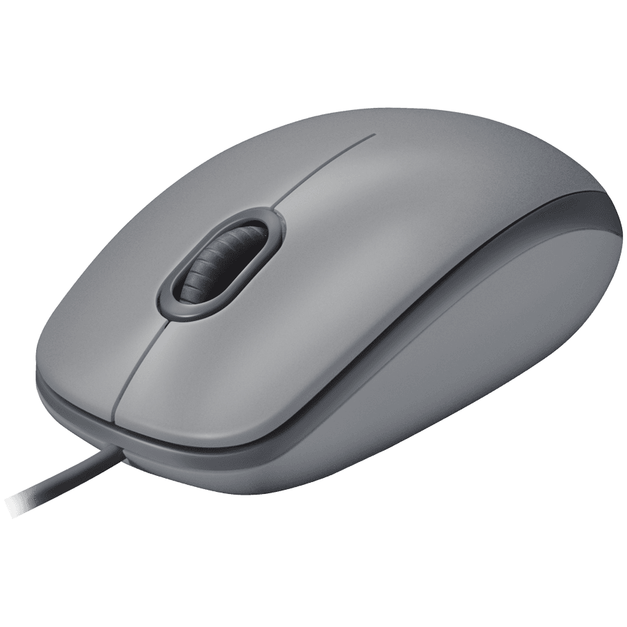 LOGITECH M110 Silent - MID GRAY - USB - EMEA-808 - AKOYA HANGTAB BOX M110S 2
