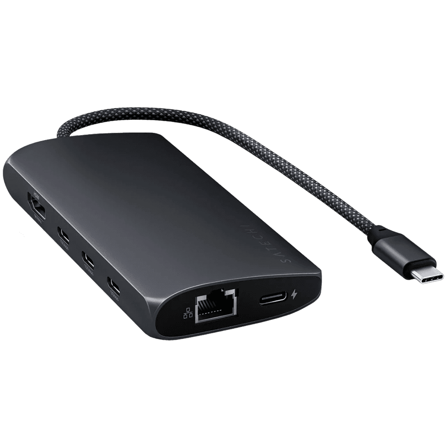 SATECHI USB-C MultiPort Adapter 8K with Ethernet V3 - Midnight 3