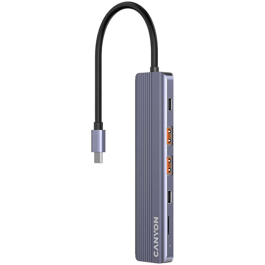 CANYON hub DS-17 6in1 4k USB-C Grey