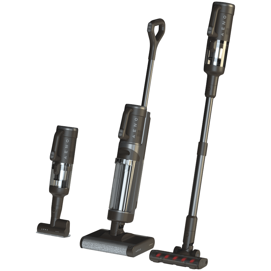Aeno Cordless Transformer Vacuum Cleaner, Wet and Dry cleaning, 200W, 4000mAh; 14kPa; 21, 6V, 2 rollers, autocleaning and drying