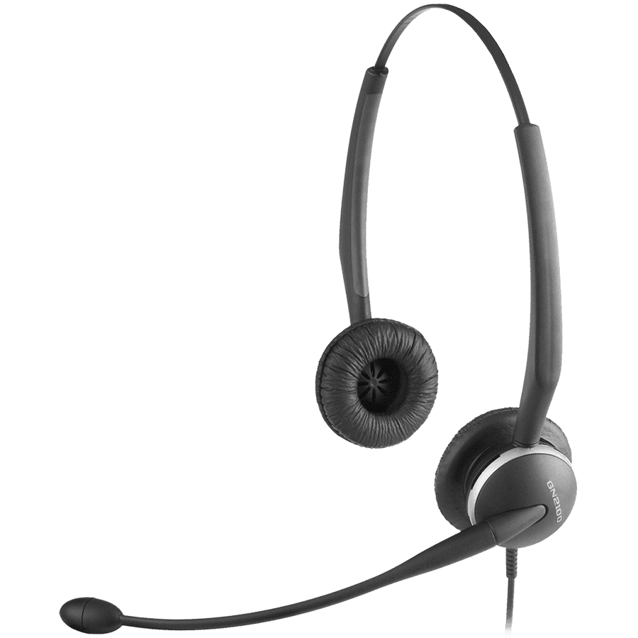 JABRA GN 2100 Duo Flex-Boom Type: 82 E-STD NC (NC=Noise-Cancelling) Microphone boom: flexible