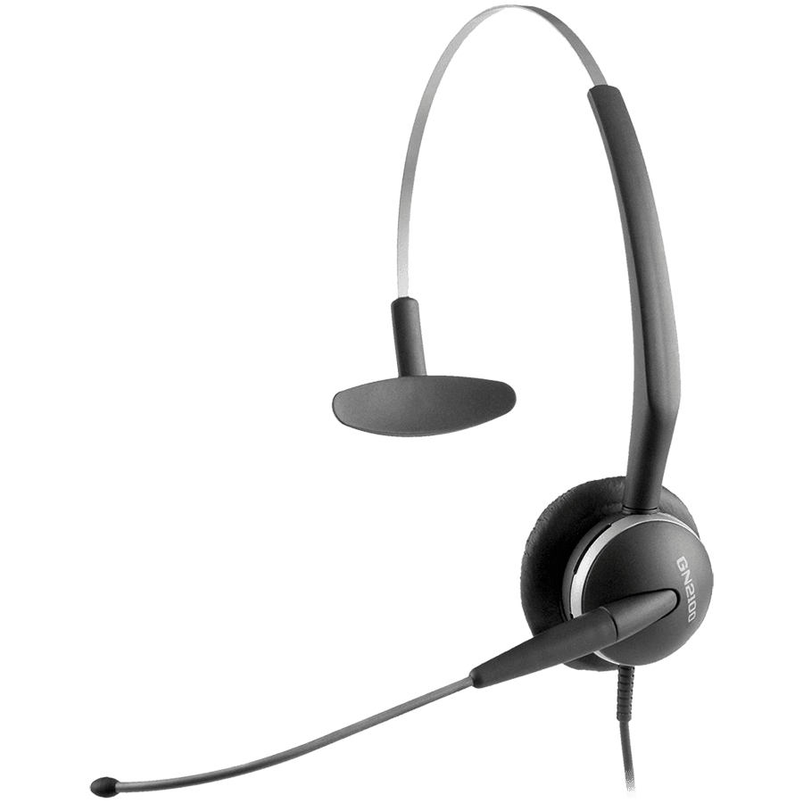 JABRA GN 2100 Mono 3-in-1 Type: 82 E-STD NC (NC=Noise-Cancelling), Microphone boom: flexible