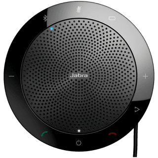 Jabra SPEAK 510 MS Speakerphone for UC & BT, USB Conference solution, 360-degree-microphone, Plug&Play, mute and volume button, Wideband, Bluetooth (up to 100 meters), Microsoft optimized Version B: incl. Smart Button activated via JABRA Direct