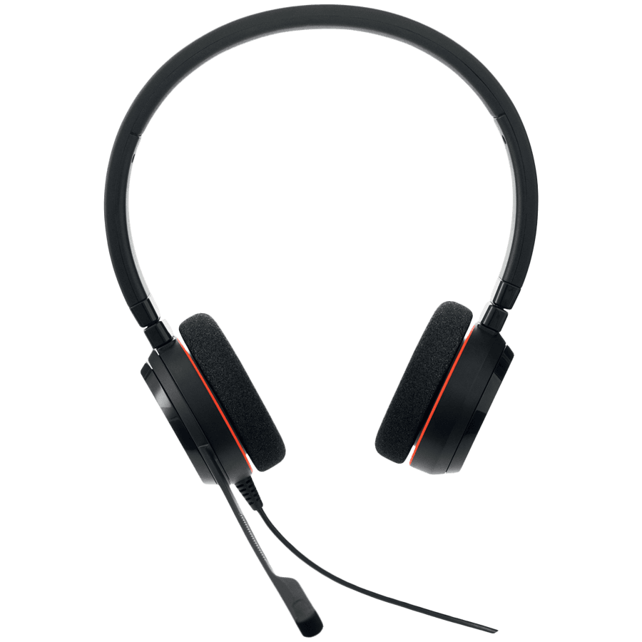 JABRA EVOLVE 20 UC Stereo USB Headband, Noise cancelling, USB connector, with mute-button and volume control on the cord, with foam ear cushion 2