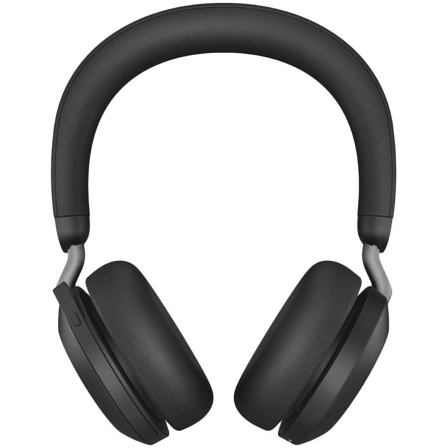 JABRA EVOLVE2 75, Link390a MS Stereo Black, EVOLVE2 75 headset Black MS, Link 380 BT adapter USB-A MS, 1.2m USB-C to USB-A cable, carry pouch, warranty and warning (safety leaflets) 2