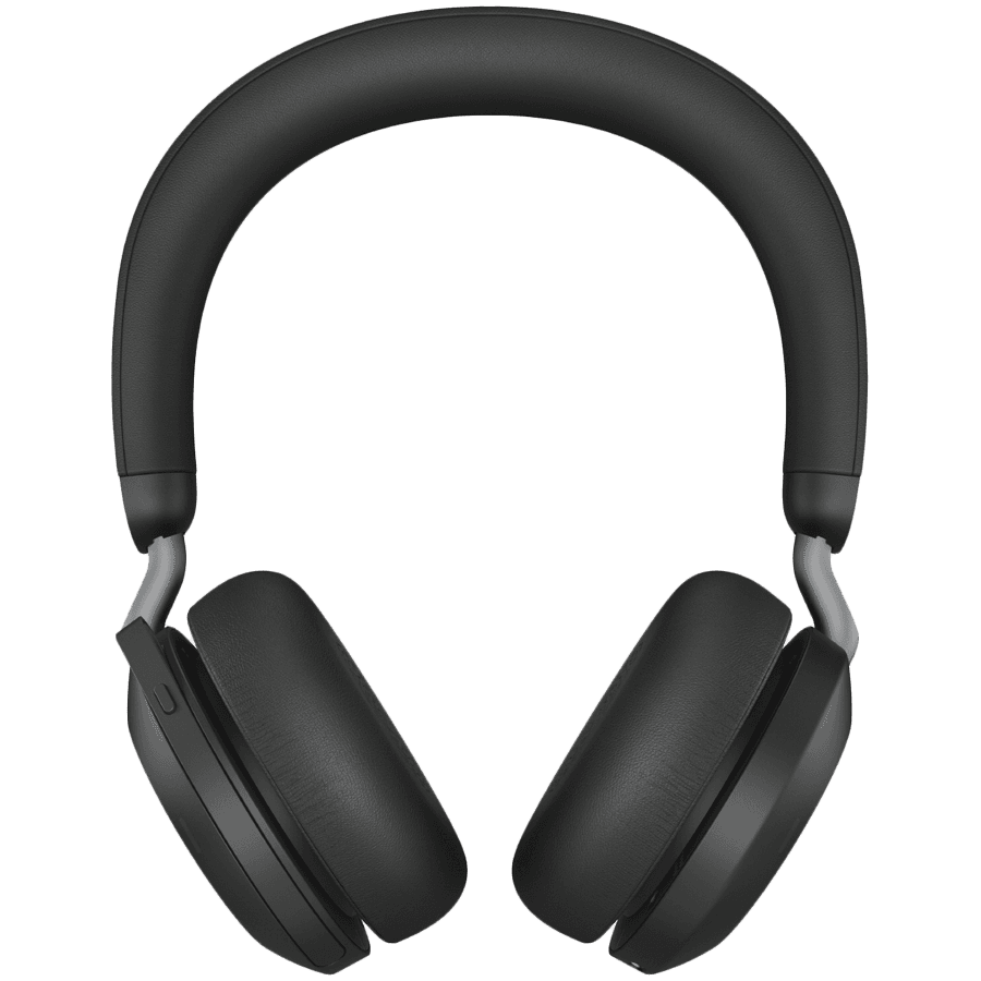 JABRA EVOLVE2 75, Link380a MS Stereo Stand Black, EVOLVE2 75 headset Black MS, Link 380 BT adapter USB-A MS, EVOLVE2 75 Deskstand USB-A, 1.2m USB-C to USB-A cable, carry pouch, warranty and warning (safety leaflets) 2