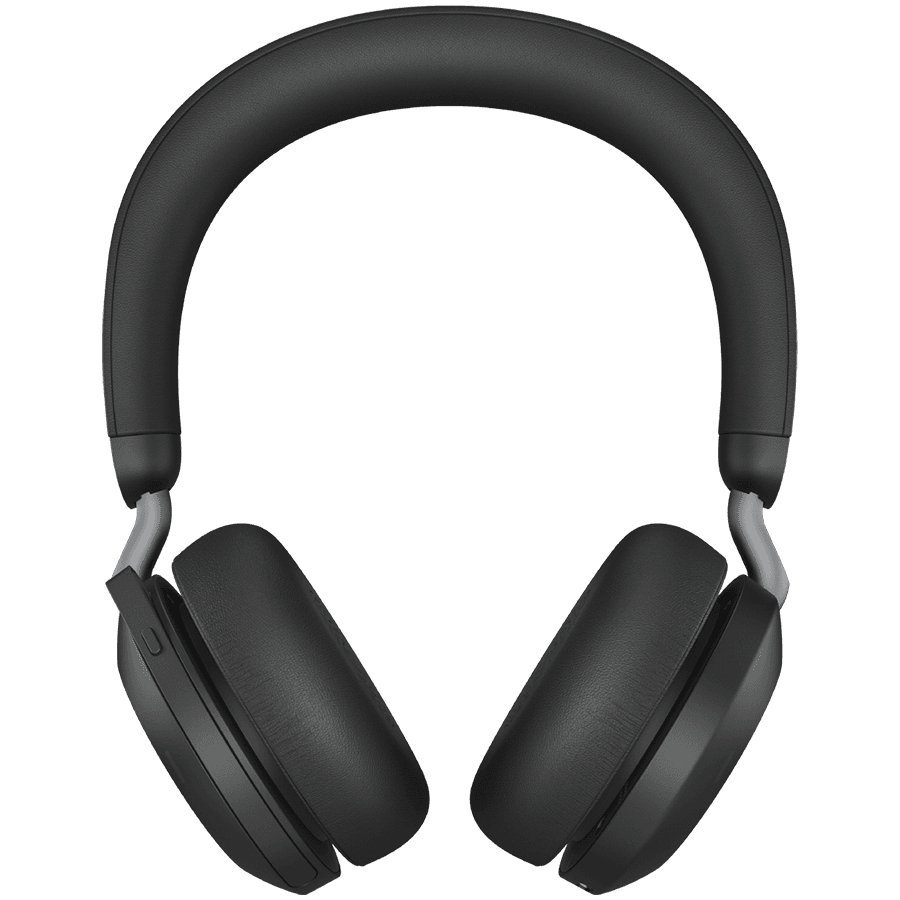 JABRA EVOLVE2 75, Link380c MS Stereo Black, EVOLVE2 75 headset Black MS, Link 380 BT adapter USB-C MS, 1.2m USB-C to USB-C cable, carry pouch, warranty and warning (safety leaflets) 2
