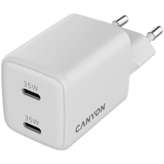 CANYON charger CU35CC GaN 35W 2xPD EU White