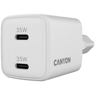 CANYON charger CU35CC GaN 35W 2xPD EU White