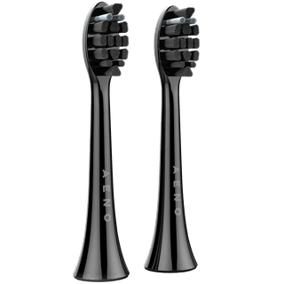 AENO Replacement toothbrush heads, Black, Dupont bristles, 2pcs in set (for ADB0004/ADB0006 and ADB0003/ADB0005)