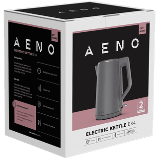AENO Electric Kettle EK4: 1850-2200W, 1.5L, Strix, Double-walls, Non-heating body, Auto Power Off, Dry tank Protection