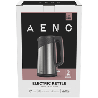 AENO Electric Kettle EK3: 1850-2200W, 1.7L, Strix, Double-walls, Non-heating body, Auto Power Off, Dry tank Protection