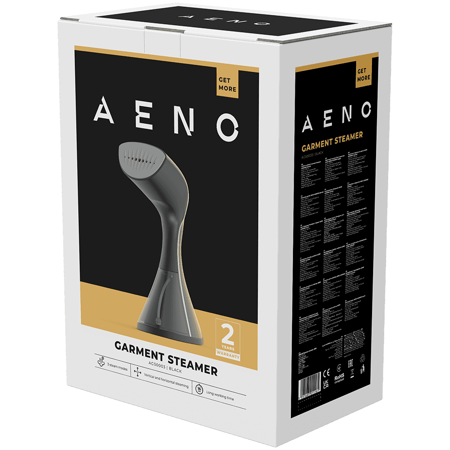 AENO Hand Garment Steamer GS3, 1500W, Detachable Water Tank, 3 steam modes 8