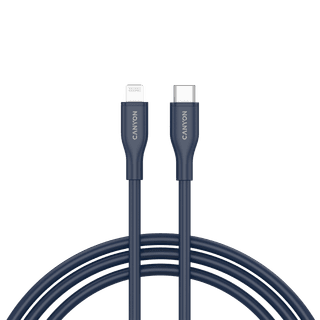 CANYON cable CLNM60 C-L 60W MFI 1m Silicon Blue