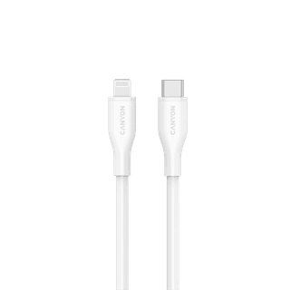 CANYON cable CLNM60 C-L 60W MFI 1m Silicon White