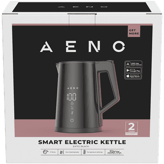 AENO Electric Kettle EK7S Smart: 1850-2200W, 1.7L, Strix, Double-walls, Temperature Control, Keep warm Function, Control via Wi-Fi, LED-display, Non-heating body, Auto Power Off, Dry tank Protection