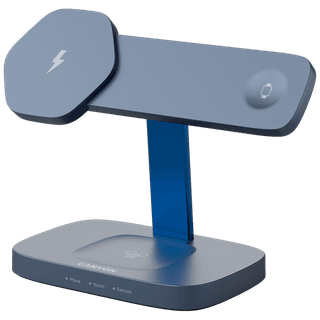 CANYON Wireless Charging Station Hexagon 310 3in1 DarkGrey/Blue