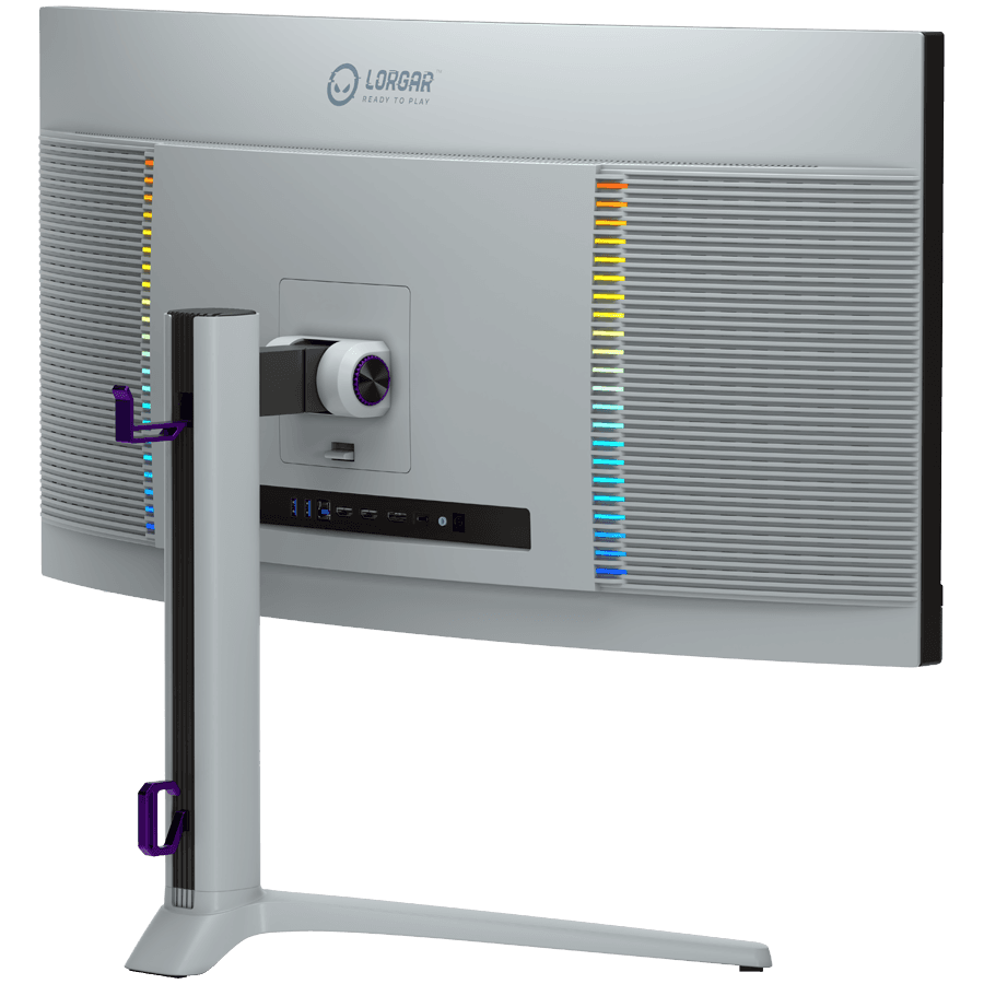 LORGAR 34MP1, UWQHD MiniLED Gaming Monitor Pro, 34'' (3440*1440) VA curved monitor, black/milky grey 6