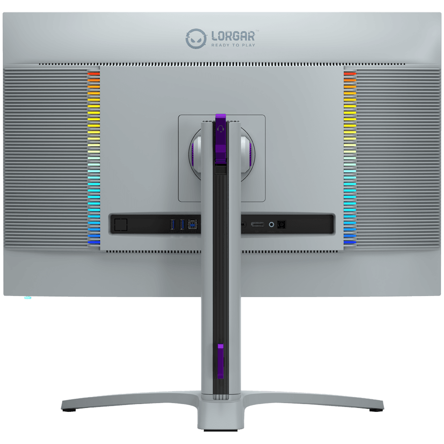 LORGAR 27MP1, UHD MiniLED Gaming Monitor Pro, 27'' (3840*2160) fast IPS flat monitor, black/milky grey 5