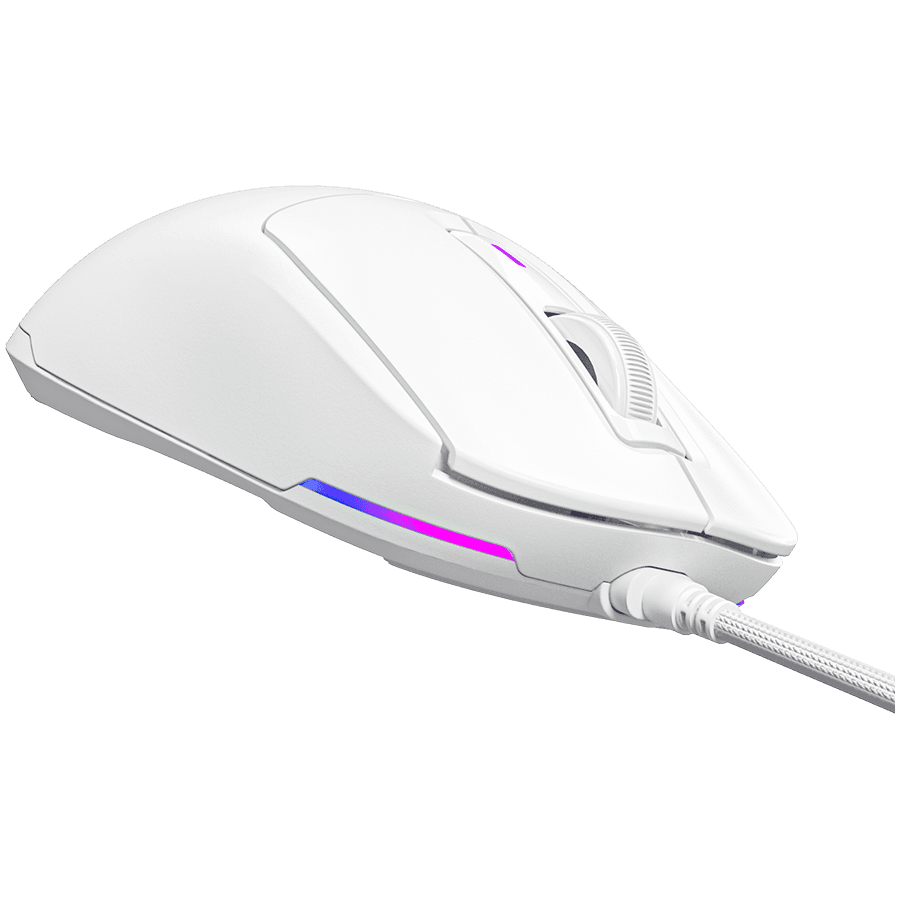 LORGAR MSA10, Ultralight Wired Gaming Mouse Advanced, white 5