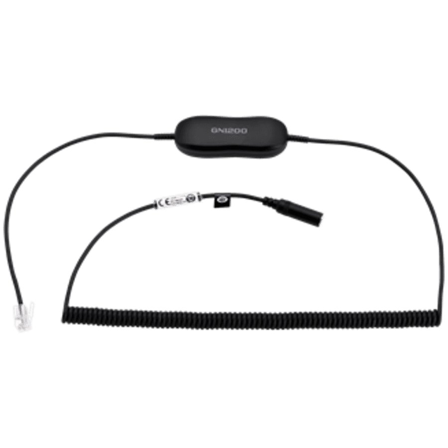 JABRA Desk phone cable for JABRA EVOLVE - RJ9 to 3, 5 mm jack converter cable 2M.Desk phone compatibility Cisco models: 69xx, 79xx 8961, 99xx