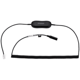 Jabra Desk phone cable for JABRA EVOLVE - RJ9 to 3, 5 mm jack converter cable 2M.Desk phone compatibility Cisco models: 69xx, 79xx 8961, 99xx