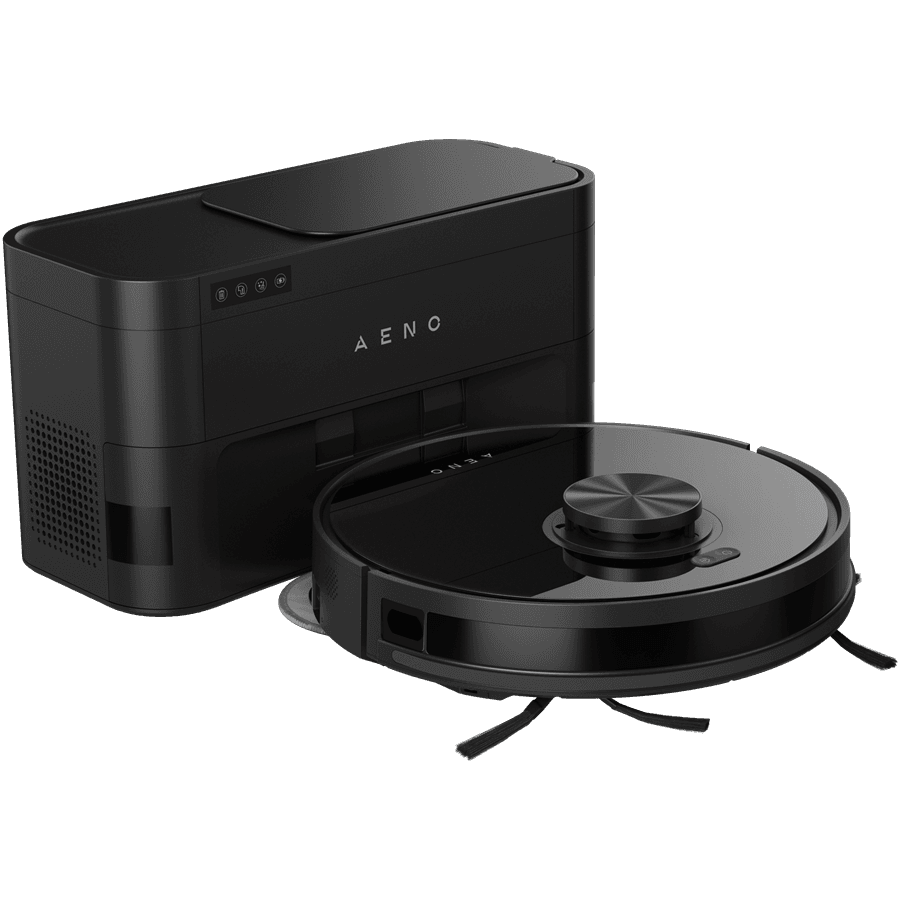 Robot Cleaner w/Dust Collector, black, 2in1 and dust tank, 4000pa, 3200mAh battery 4