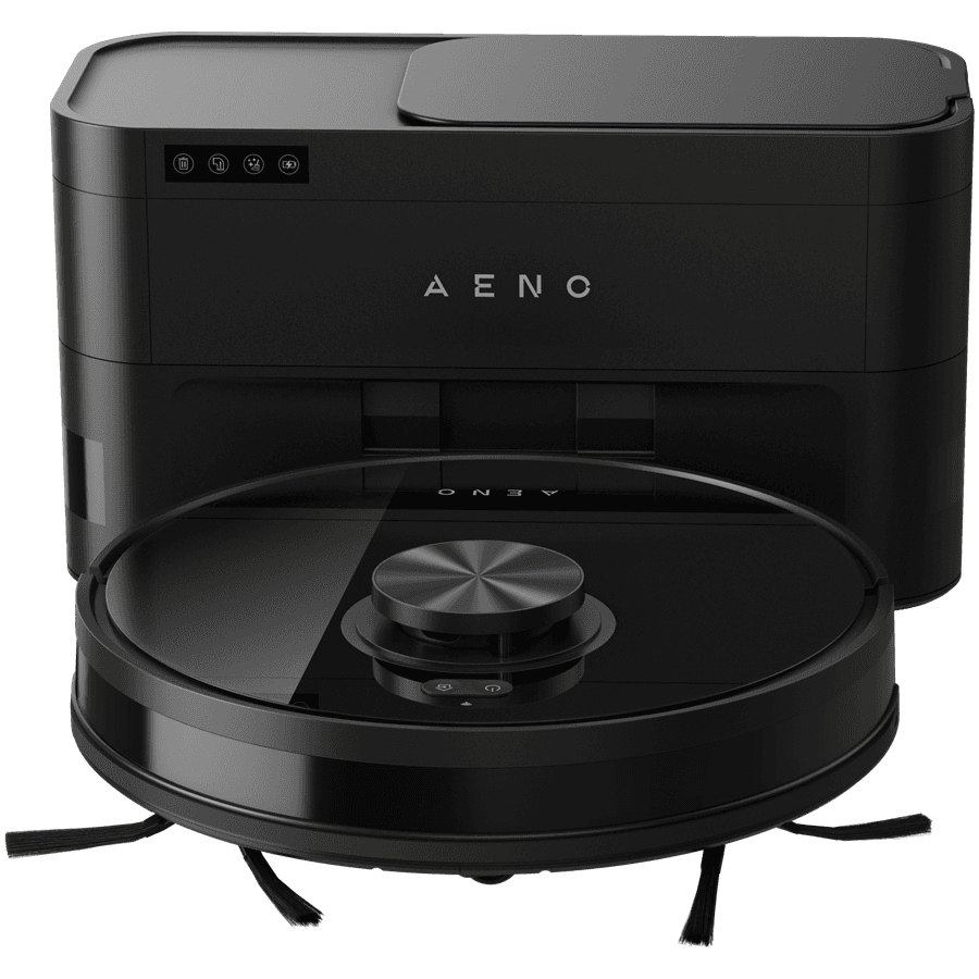 Robot Cleaner w/Dust Collector, black, 2in1 and dust tank, 4000pa, 3200mAh battery 5