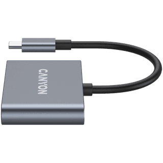 CANYON hub DS-3 3in1 USB-C Dark Grey