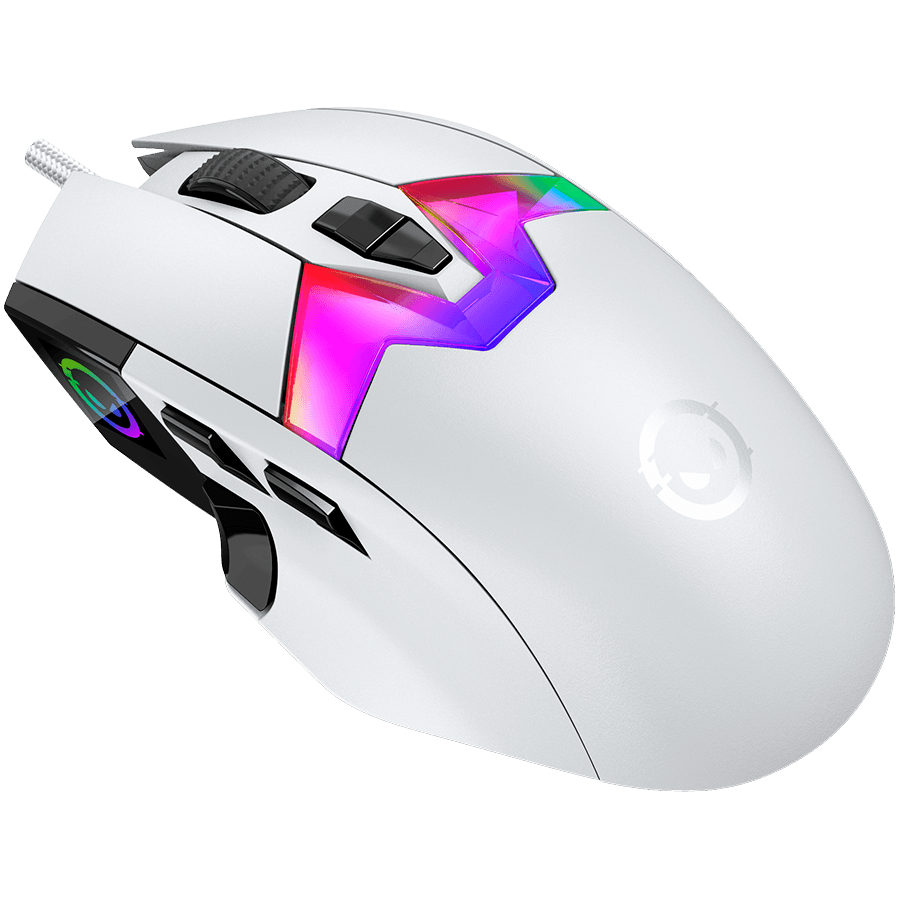 LORGAR MSP80, 8000 Hz Gaming Mouse Pro, White 2