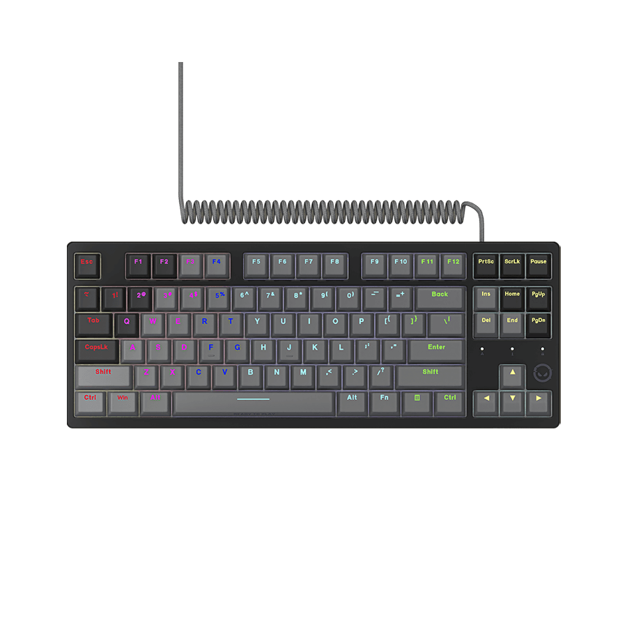 LORGAR Azar 514TKL, Wired RGB mechanical gaming keyboard, black, EN layout