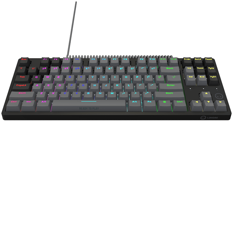 LORGAR Azar 514TKL, Wired RGB mechanical gaming keyboard, black, EN layout 4