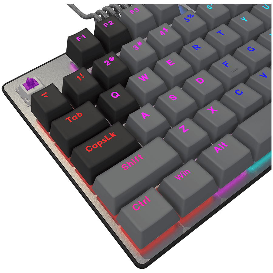 LORGAR Azar 514TKL, Wired RGB mechanical gaming keyboard, black, EN layout 8