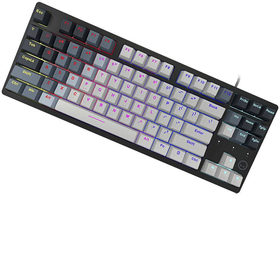 LORGAR Azar 514TKL, Wired RGB mechanical gaming keyboard, white, EN layout 3