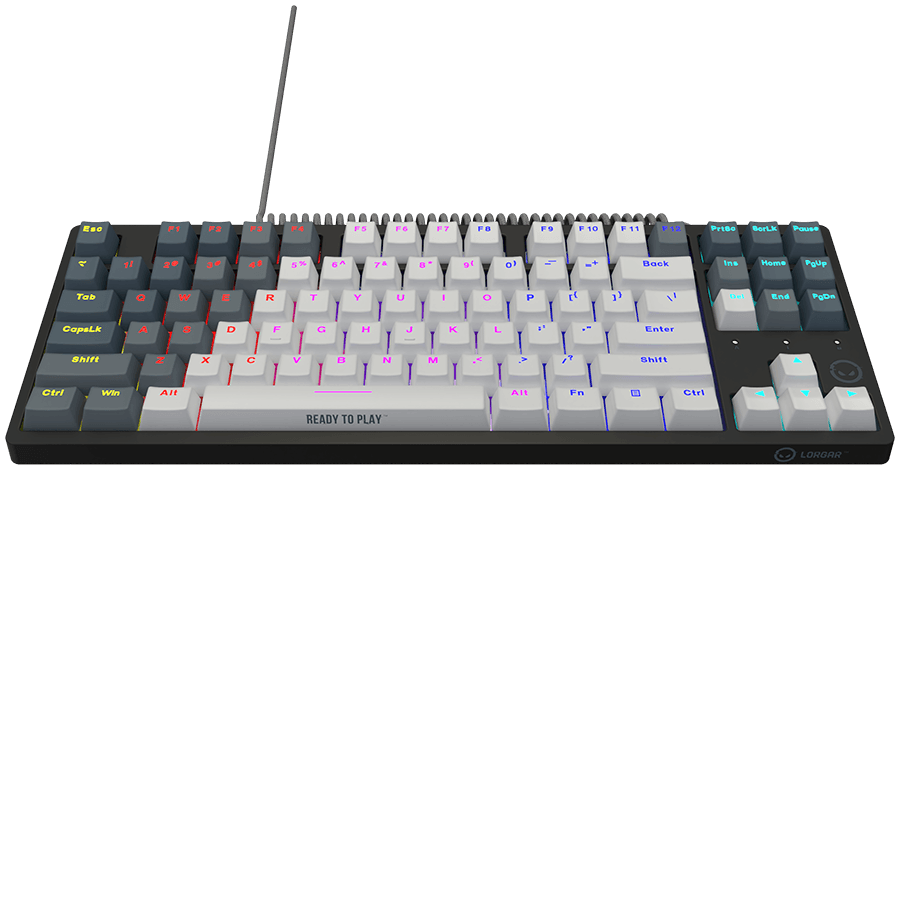 LORGAR Azar 514TKL, Wired RGB mechanical gaming keyboard, white, EN layout 4