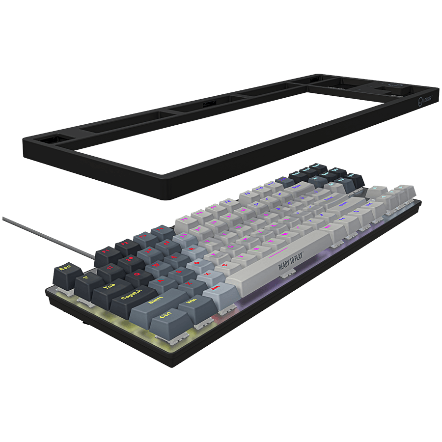 LORGAR Azar 514TKL, Wired RGB mechanical gaming keyboard, white, EN layout 7