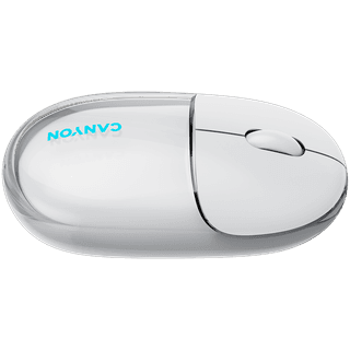CANYON mouse OnClick 24 BT/ Wireless Transparent/White