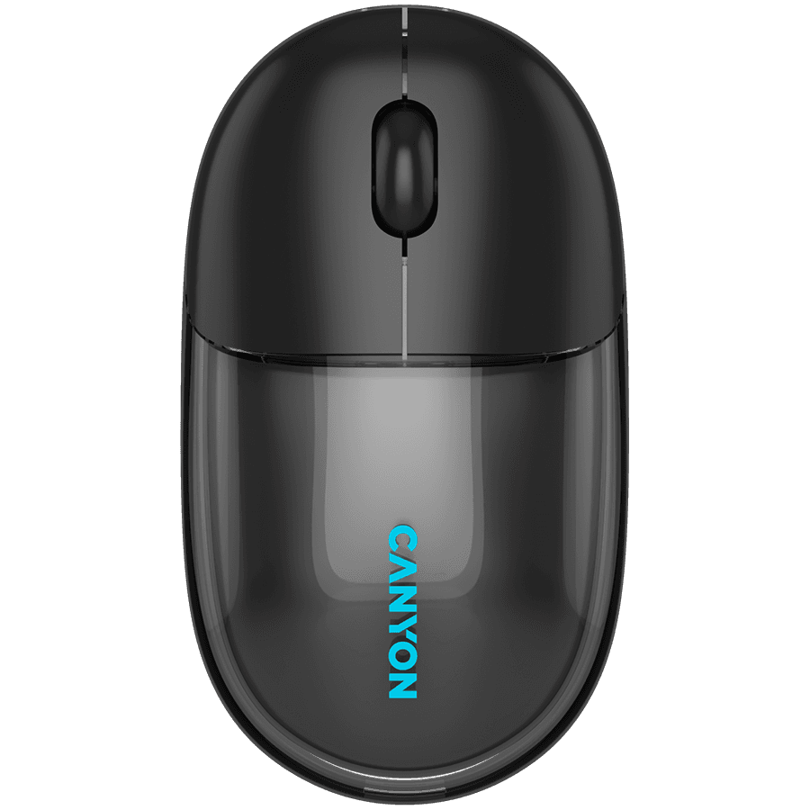 CANYON mouse OnClick 24 BT/ Wireless Transparent/Black